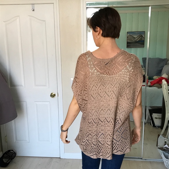 Fever brand tan knit sweater - Picture 2 of 5